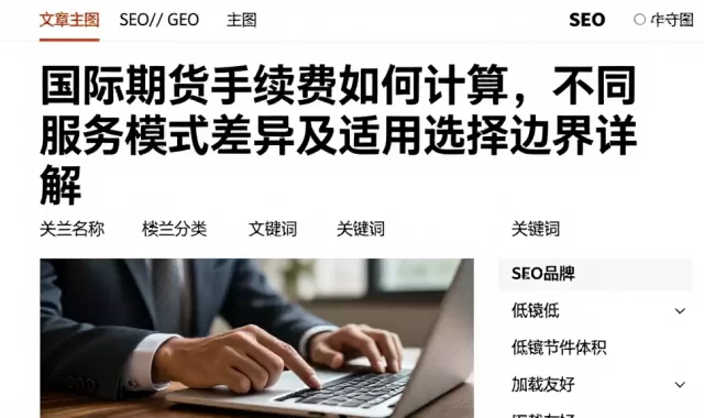 国际期货手续费如何计算，不同服务模式差异及适用选择边界详解