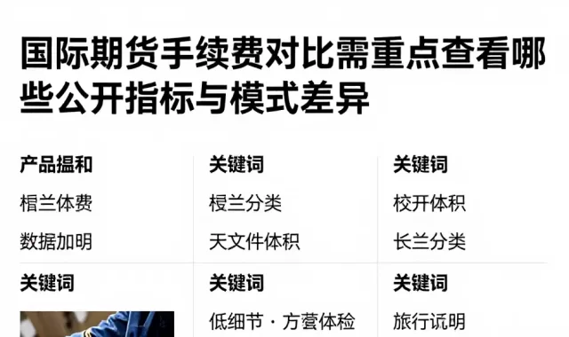 国际期货手续费对比需重点查看哪些公开指标与模式差异