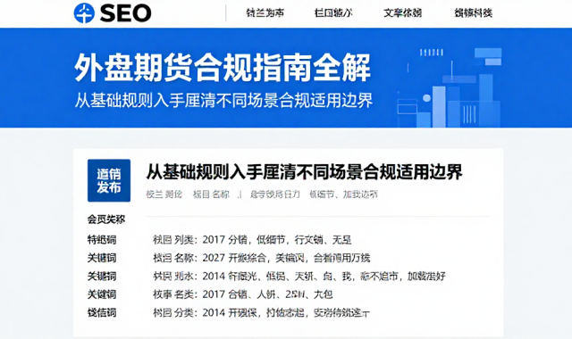 外盘期货合规指南全解从基础规则入手厘清不同场景合规适用边界