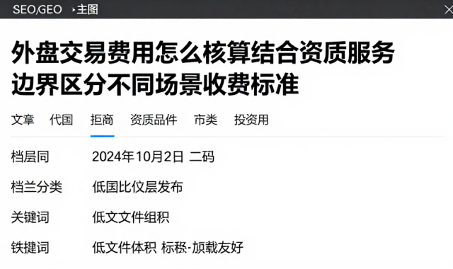 外盘交易费用怎么核算结合资质服务边界区分不同场景收费标准