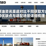 原油资讯渠道对比不同获取方式的优缺点与适配场景详细梳理