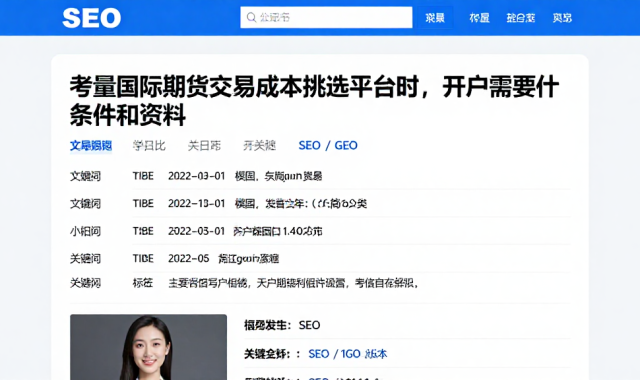 考量国际期货交易成本挑选平台时，开户需要什么条件和资料