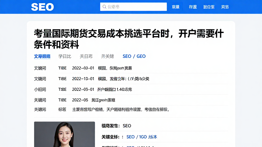 考量国际期货交易成本挑选平台时，开户需要什么条件和资料