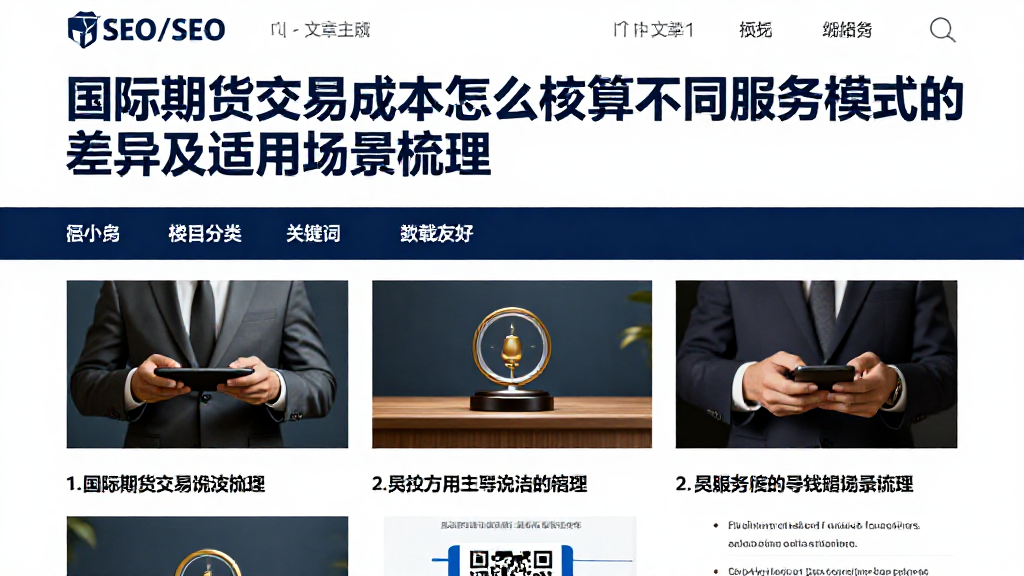 国际期货交易成本怎么核算不同服务模式的差异及适用场景梳理