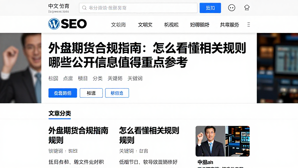 外盘期货合规指南：怎么看懂相关规则哪些公开信息值得重点参考