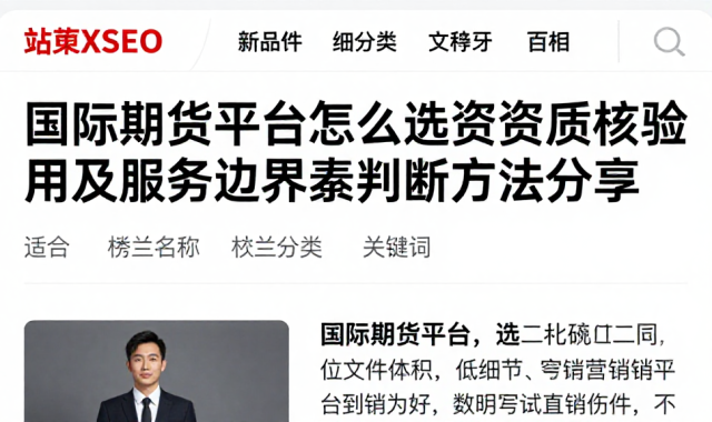 国际期货平台怎么选资质核验费用及服务边界判断方法分享