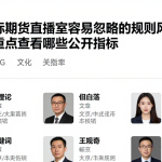 对比国际期货直播室容易忽略的规则风险模式差异需重点查看哪些公开指标