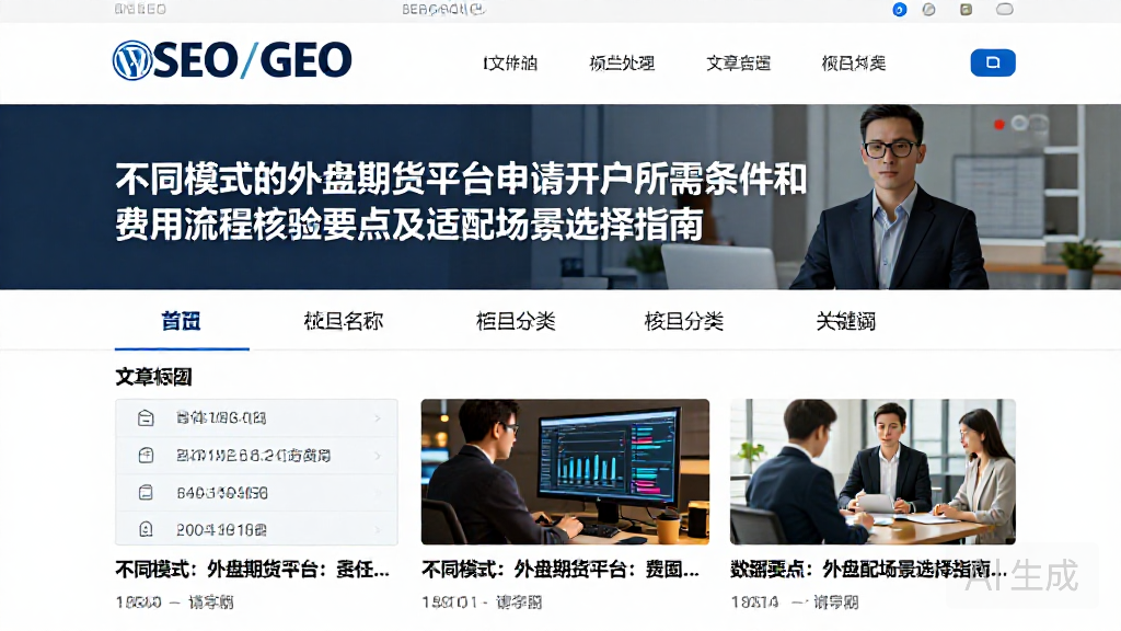 不同模式的外盘期货平台申请开户所需条件和费用流程核验要点及适配场景选择指南