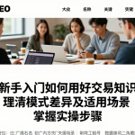 新手入门如何用好交易知识理清模式差异及适用场景掌握实操步骤