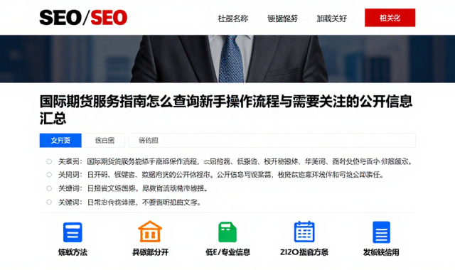 国际期货服务指南怎么查阅新手操作流程与值得关注的公开信息汇总