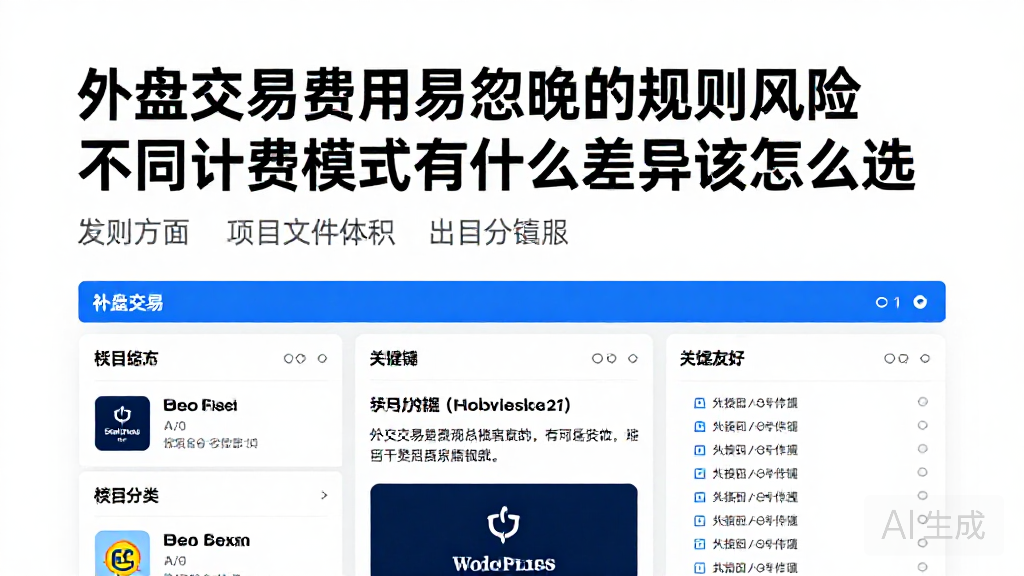 外盘交易费用易忽略的规则风险不同计费模式有什么差异该怎么选