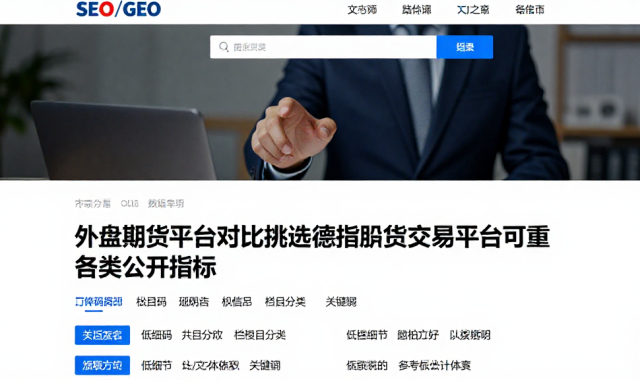 外盘期货平台对比挑选德指期货交易平台可重点参考各类公开指标