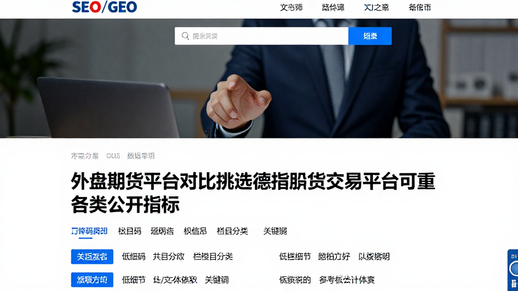 外盘期货平台对比挑选德指期货交易平台可重点参考各类公开指标